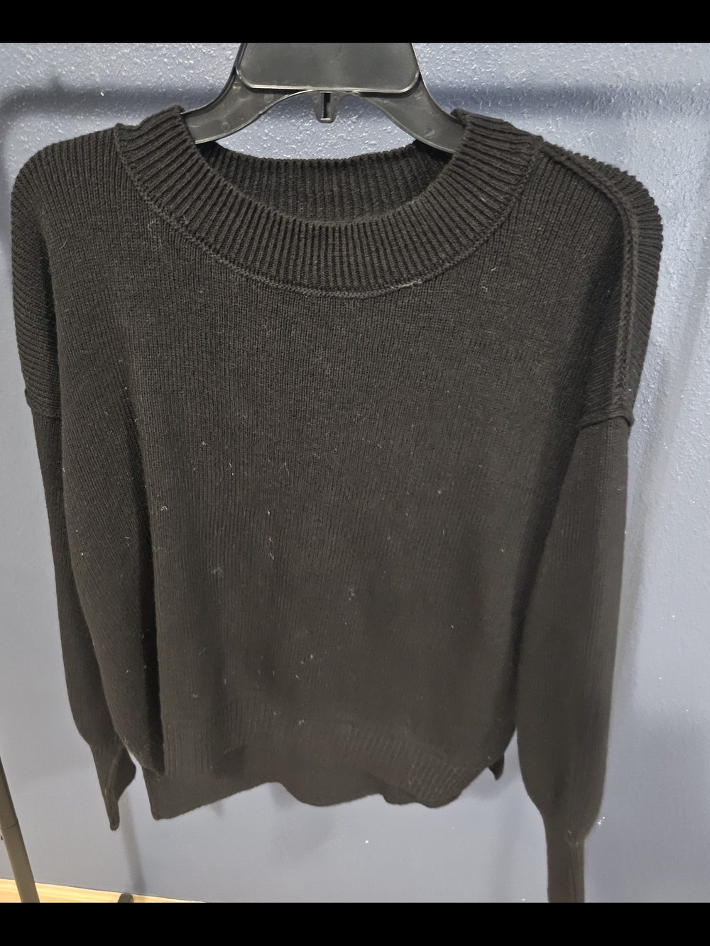 SO Black Crewneck Sweater - Women's